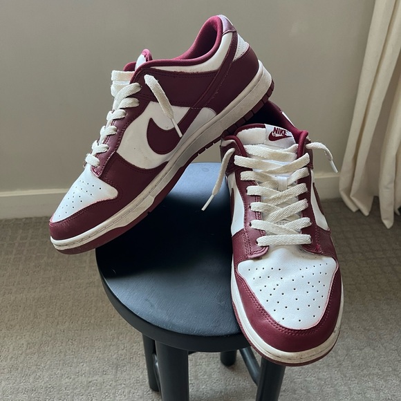 Nike Dunk Low Team Red Mens Size 10.5 - Picture 4 of 6